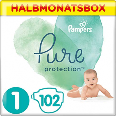 Pampers - Pure Protection - Halbmonatsbox - Größe 1